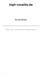 Mobile Screenshot of high-vocality.de